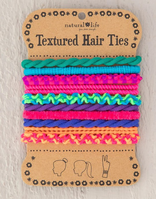 Natural Life Textured Rainbow Hair Ties Natural Life Textured Rainbow Hair Ties