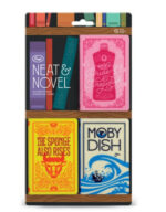 Neat And Novel Literary Book Sponges, Set Of 3 3