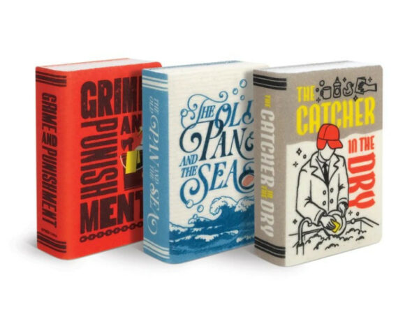 Neat And Novel Literary Book Sponges, Set Of 3 - Chapter 2 2