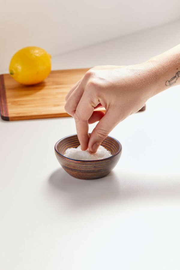 Pakkawood 3.5 Round Pinch Bowl 1