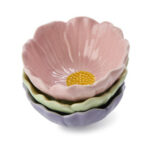 Pastel Flower Tidbit Bowl 5