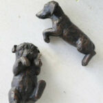 Resin Dog Pot Hanger