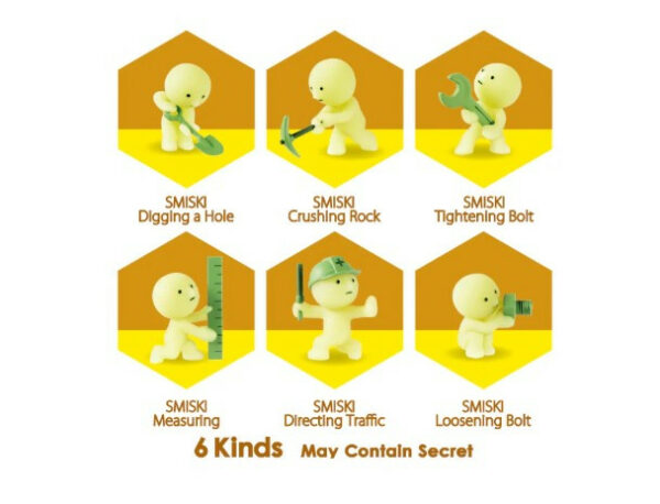 Smiski Mini Glow Figure Blind Box - Construction 2