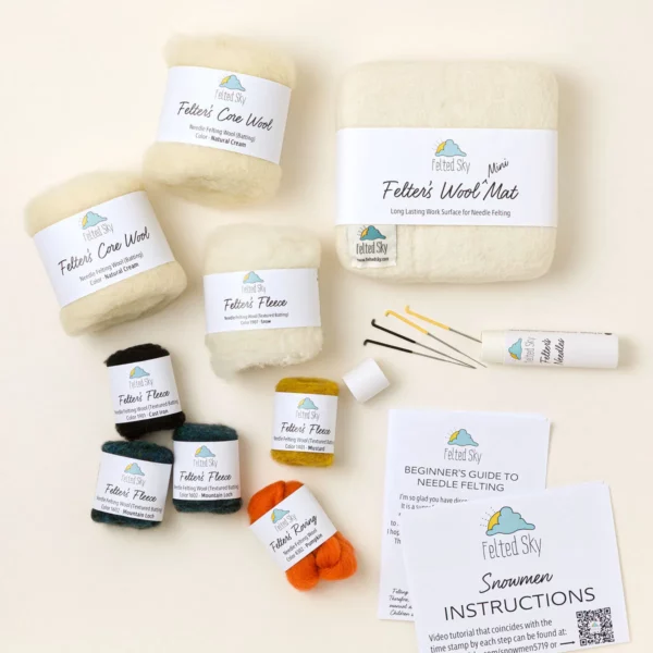 Snow Pals Beginners Needle Felting Kit 2
