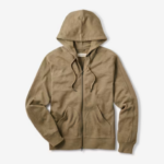 Stacked Rib Zip Hoodie