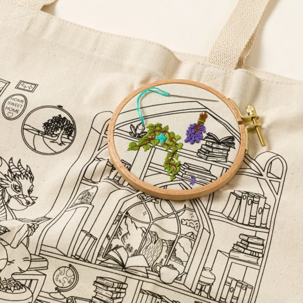 Stitch At Your Own Pace Book Dragon Tote 12