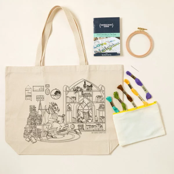 Stitch At Your Own Pace Book Dragon Tote 23