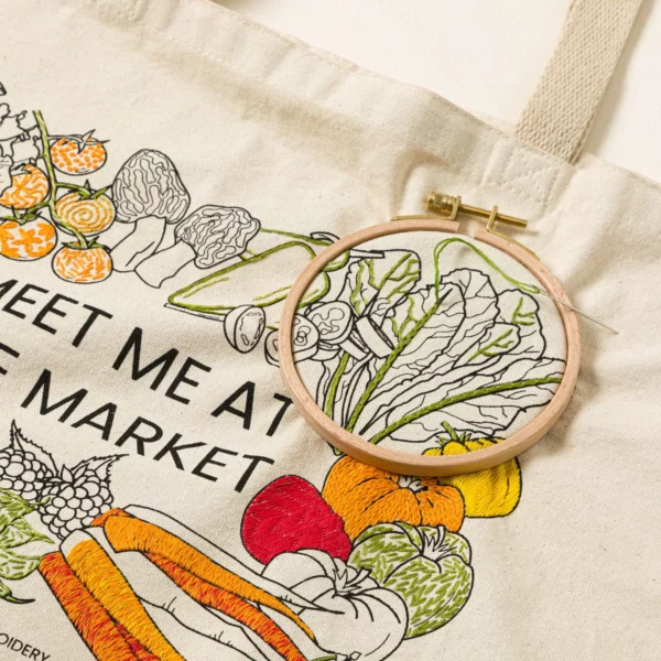 Stitch At Your Own Pace Market Tote 1