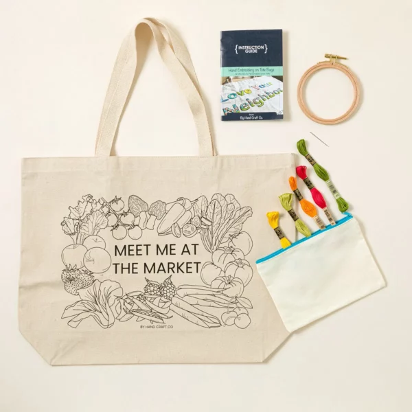 Stitch At Your Own Pace Market Tote 2