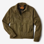 The Montana Flannel-lined Canvas Trucker Jacket (1)