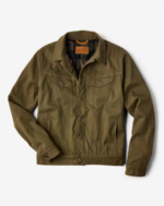 The Montana Flannel-lined Canvas Trucker Jacket (1)