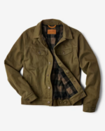 The Montana Flannel-lined Canvas Trucker Jacket (8)