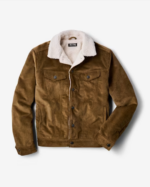 The Montana Fleece-lined Corduroy Trucker Jacket (22)
