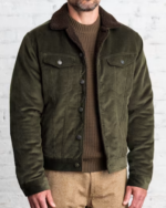 The Montana Fleece-lined Corduroy Trucker Jacket (28)