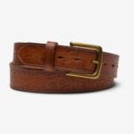Tooled Leather 1.5 Belt (1)