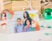 DIY sea glass picture frame gift idea for DIY Christmas gift kids can make.