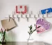 Wood and clothespins on a table ready to assemble wall organizer